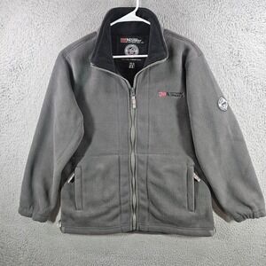 Outdoor Norway Torleon Men 086 Full Zip Fleece‎ Jacket Gray Sz M Expedition Team